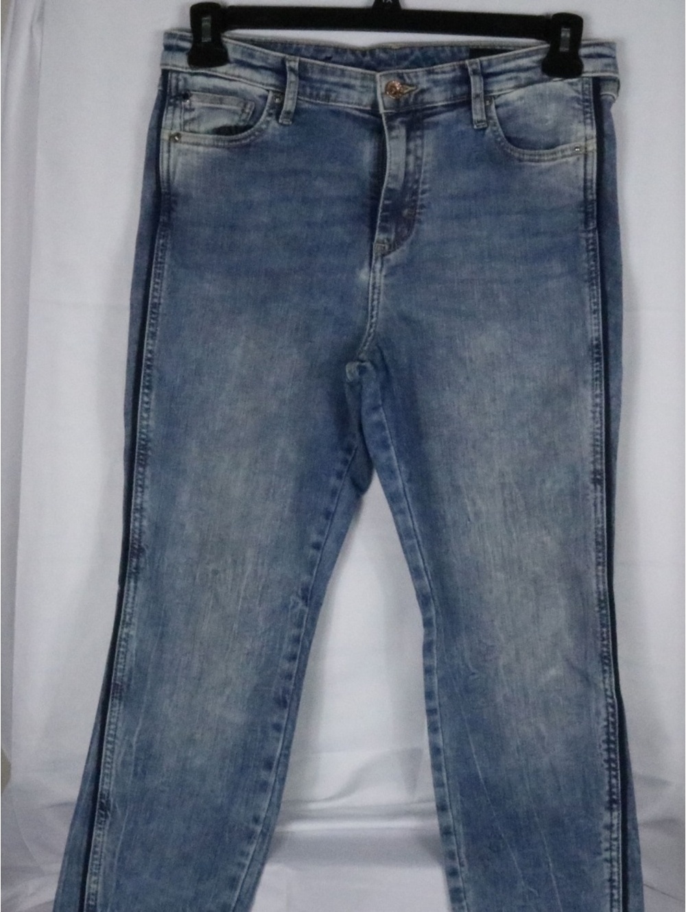 ARMANI EXCHANGE WOMENS J19 SUPER-SKINNY SIDE SLIT JEANS SIZE 31